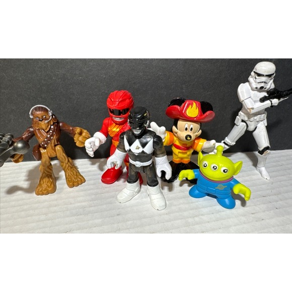 Playskool | Toys | 6 25 Assorted Star Wars Power Rangers Mickey Mouse ...